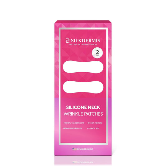 Silicone Neck Wrinkle Patches 2 pcs: Reusable Silicone Neck Patches for Wrinkles