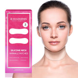 Silicone Neck Wrinkle Patches 2 pcs: Reusable Silicone Neck Patches for Wrinkles