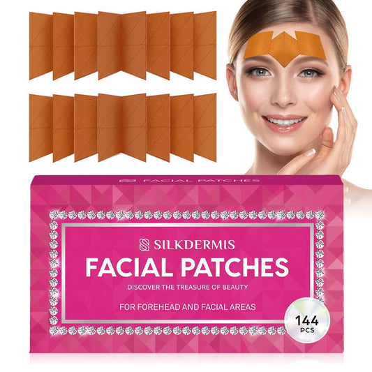 Anti Forehead Wrinkle Patches: Anti Wrinkle Facial Patches overnight- Forehead Wrinkles Treatment 144 pcs