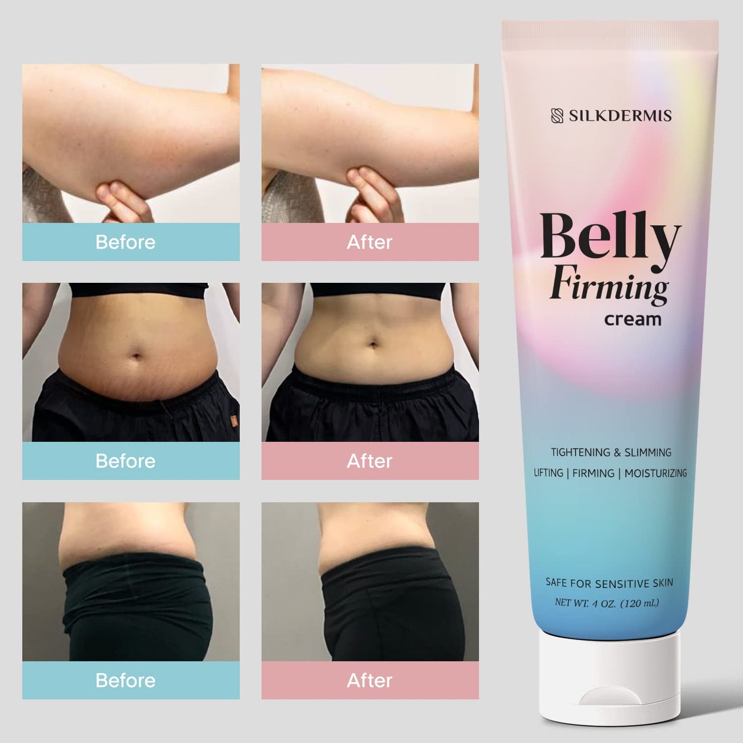 Body & Belly Firming Cream – Hydrating Skin Care for Smoother-Looking Skin (120ml)